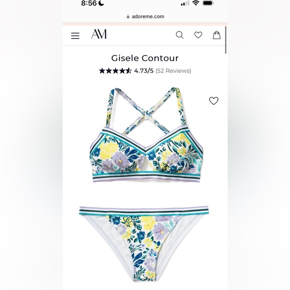 ADORE ME BIKINI FLORAL PRINT - Picture 3 of 7